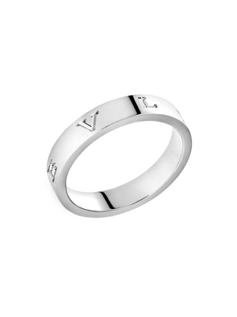 BVLGARI Women's B. zero1 18K White Gold Logo Ring - White Gold