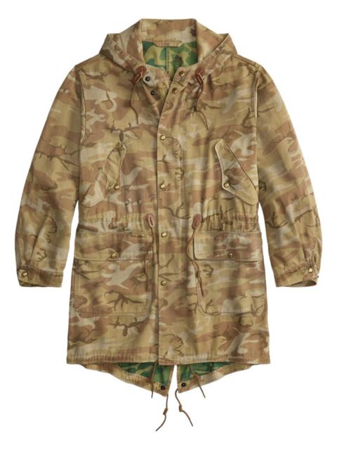 RRL by Ralph Lauren camouflage-print parka coat