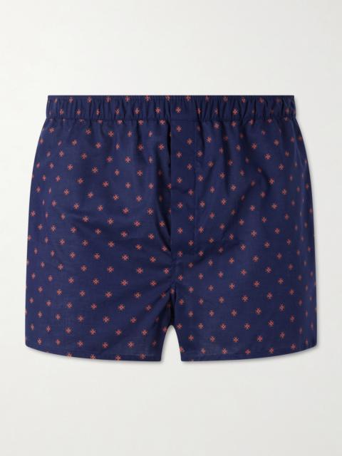 Derek Rose Nelson 109 Printed Cotton Boxer Shorts