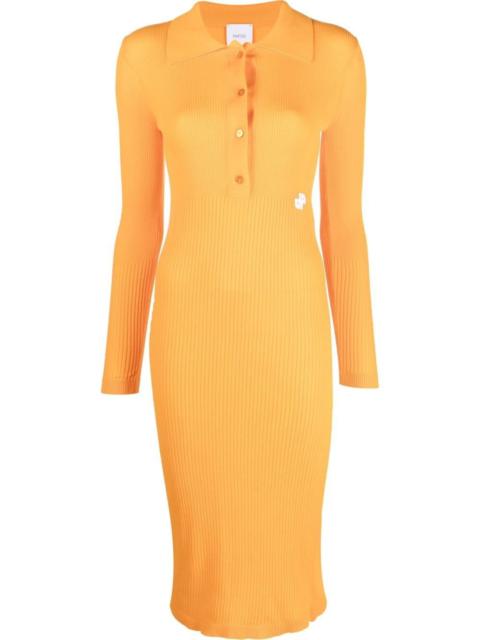 PATOU knitted polo dress