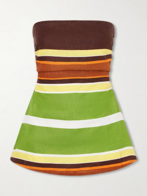 FAITHFULL Solmar Striped Linen Top