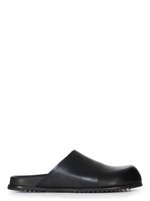 Granola Leather Mules Black