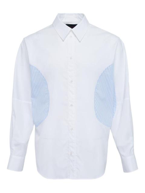 Simone Rocha patchwork egg shirt