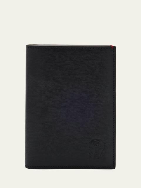 Brunello Cucinelli Men's Bifold Leather Card Holder