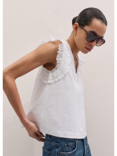 ME+EM Frill Sleeve Swing Top