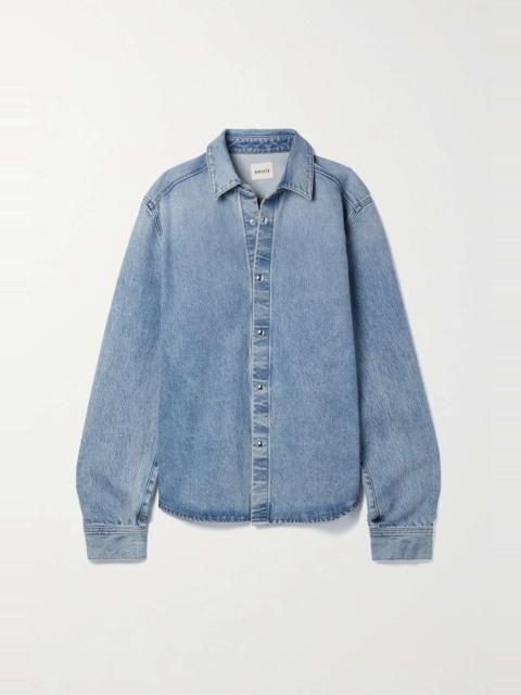 KHAITE Argo denim shirt