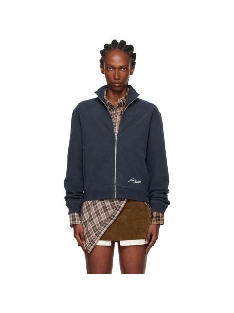 Acne Studios Navy Zip-Up Jacket