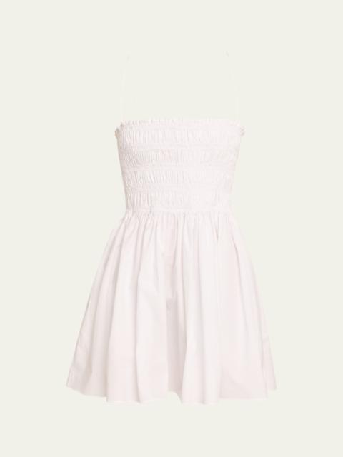 MATTEAU Shirred Bodice Mini Dress