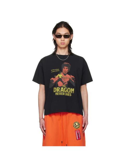 LU'U DAN BRUCE LEE x LỰU ĐẠN Black Athletic T-shirt