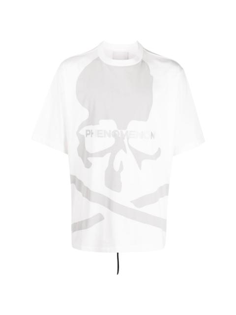 skull-print detail T-shirt