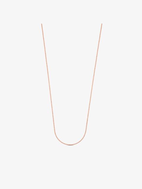 TOUS Rose 18K gold vermeil TOUS Chain Necklace 65cm.