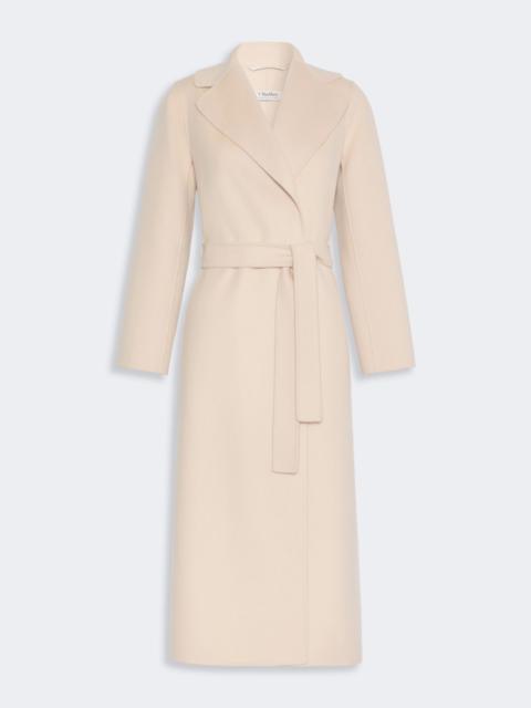 'S Max Mara POLDO Wool broadcloth robe coat - ALBINO