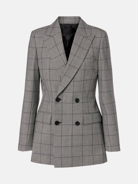 NILI LOTAN Weston plaid virgin wool blazer