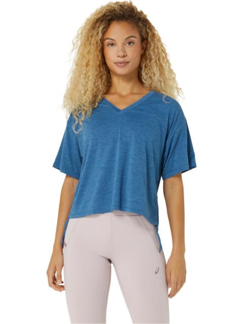 Asics NAGINO FLEX HEATHER SHORT SLEEVE TOP