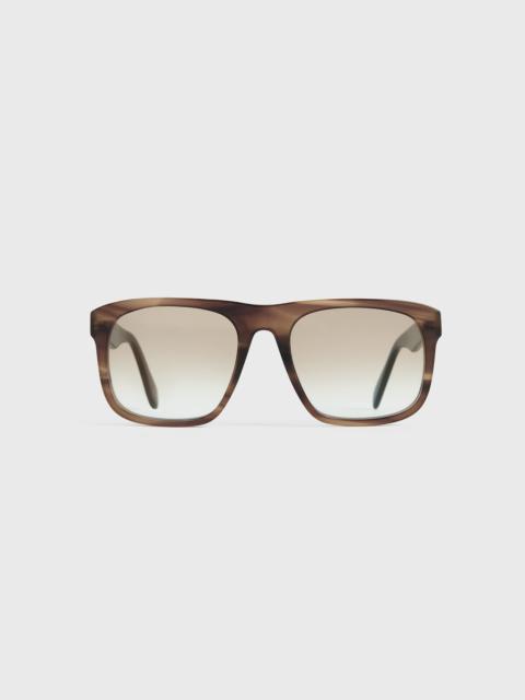Totême The Navigators sunglasses bark