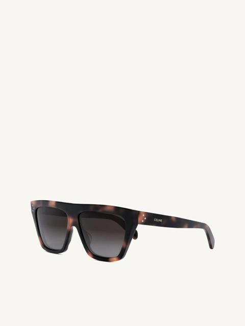 CELINE Celine CL40256I 5855K Acetate Sunglasses in Black