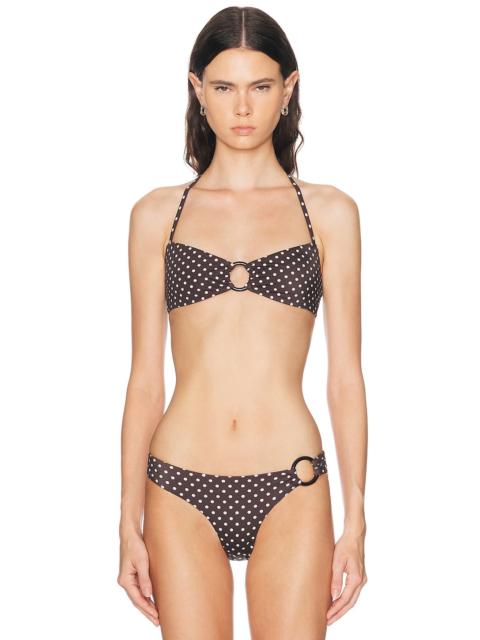 MATTEAU Bandeau Ring Bikini Top