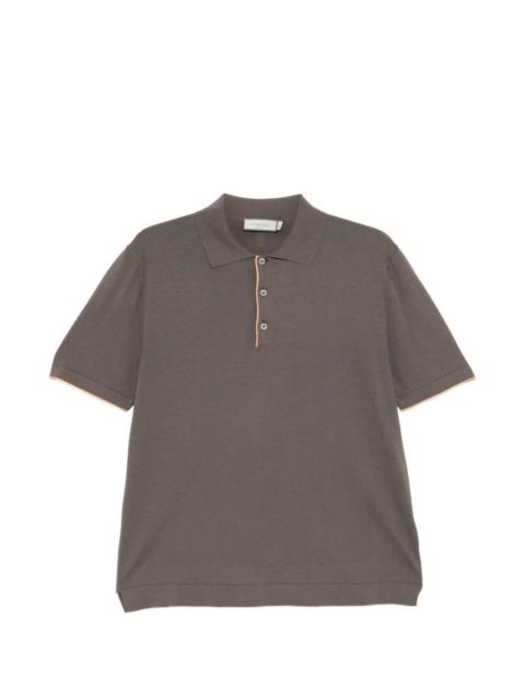 Canali knitted polo shirt