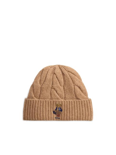 Polo Ralph Lauren Polo Bear cable-knit beanie hat