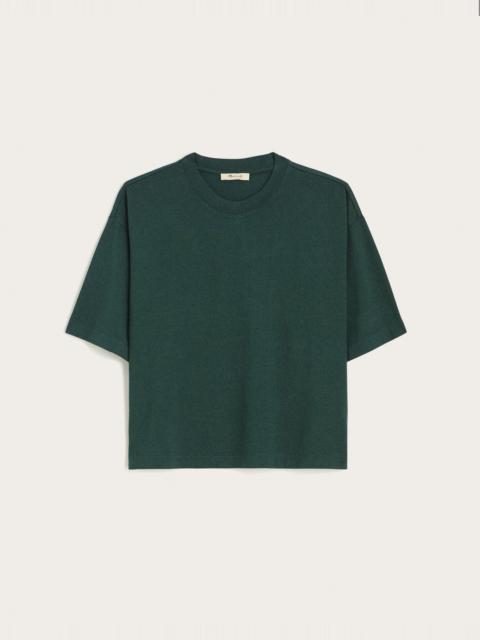 Madewell The Boxy Crop Tee in Allday Jersey