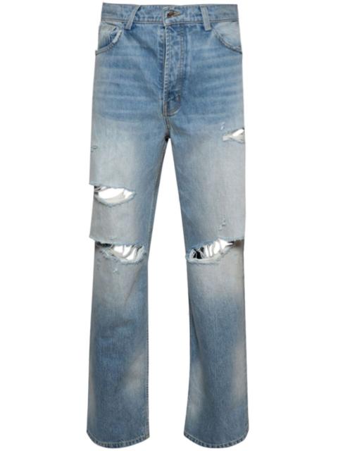NAHMIAS ripped stonewashed jeans
