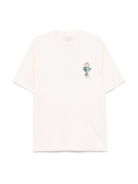 Drôle de Monsieur Cotton T-shirt with logo
