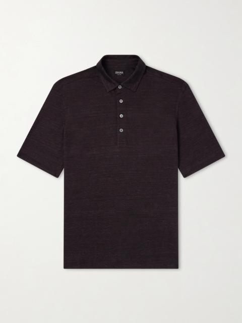 ZEGNA Oasi Linen Polo Shirt