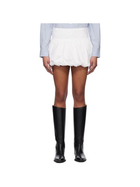 The Garment White Cyprus Balloon Miniskirt