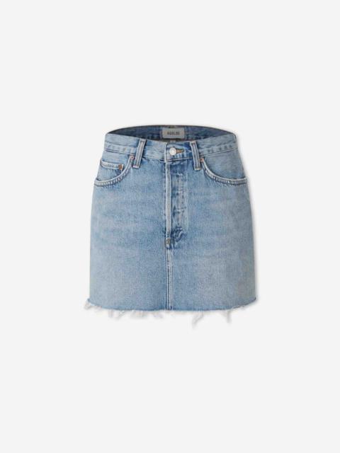 AGOLDE KERIRA DENIM SKIRT