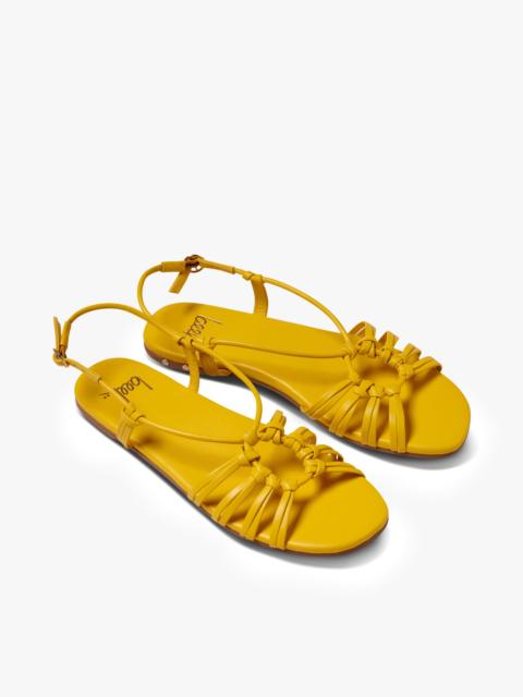 beek Livia Knotted Leather Strap Sandal