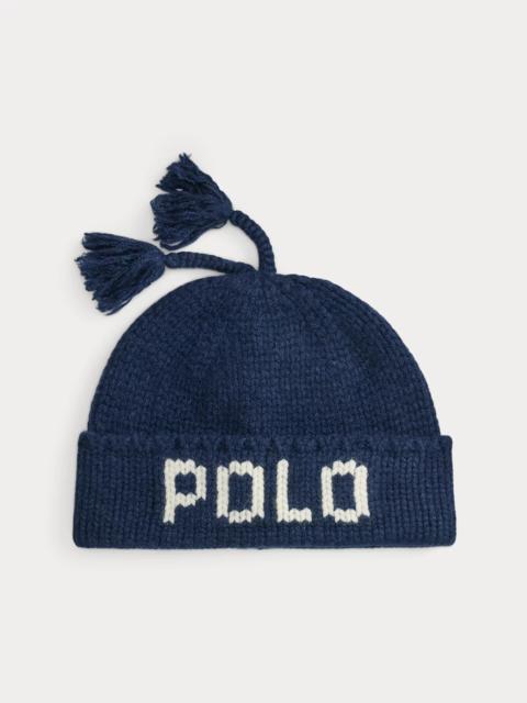 Polo Ralph Lauren Logo Tassel Wool Beanie