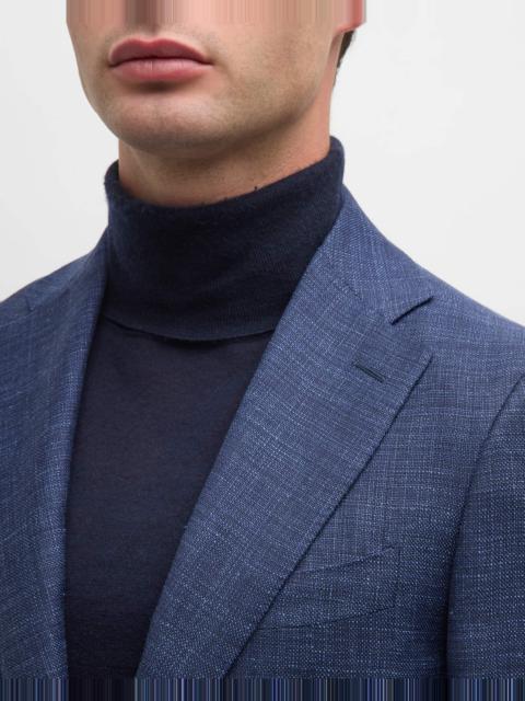 Men's Textured Wool-Blend Blazer