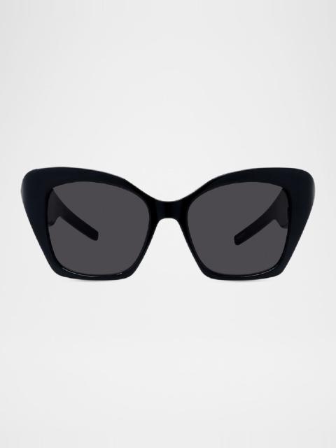 Givenchy 4G Liquid Square Plastic & Nylon Sunglasses