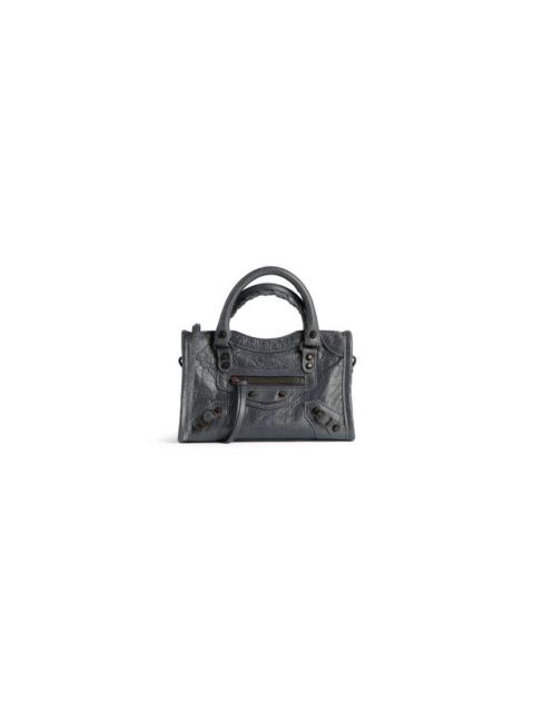 BALENCIAGA Women's Le City Bag Nano in Volcanic Rock