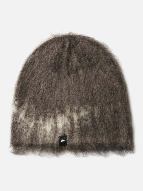 and Wander JACQUARD SHAGGY KNIT CAP