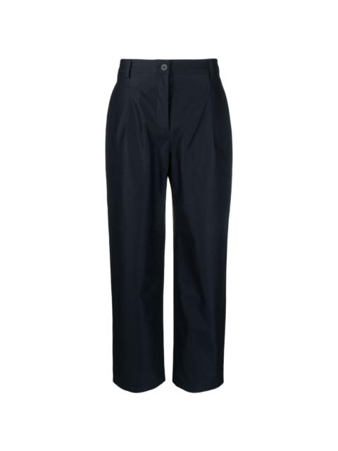 cotton pleated trousers