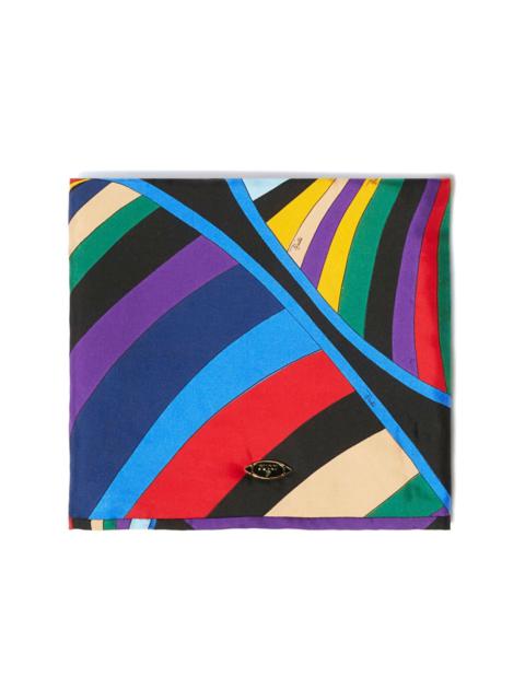 PUCCI Iride-print silk snood scarf