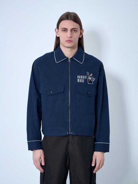 MADE STADIUM オリーブ　Ｌサイズ HUMAN JACKET