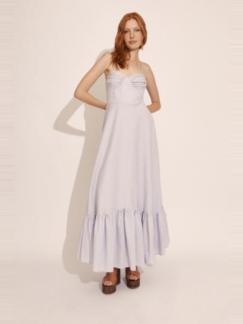 BARDOT Marian Maxi Dress In Soft Blue