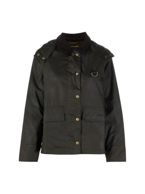 Avon wax-cotton hooded jacket