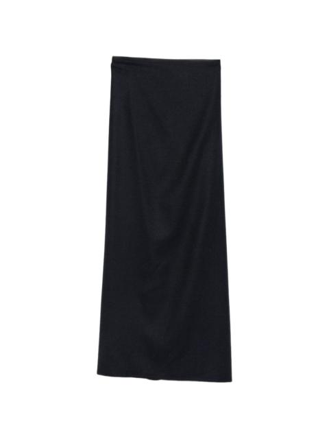 DUŠAN sarong-style flannel skirt