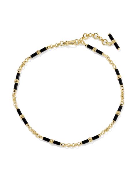 KENDRA SCOTT Bree Gold Beaded Link and Chain Necklace