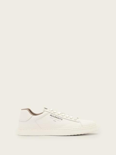 ALLSAINTS UNDERGROUND LEATHER LOW TOP SNEAKERS