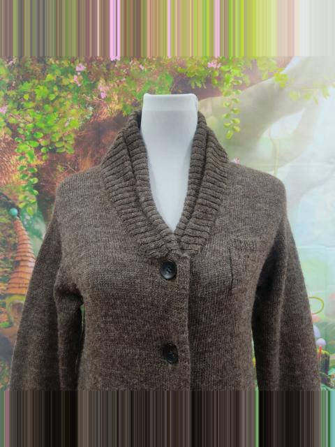 ISSEY MIYAKE FRAPBOIS Wool Buttons Up Cardigan Sweater