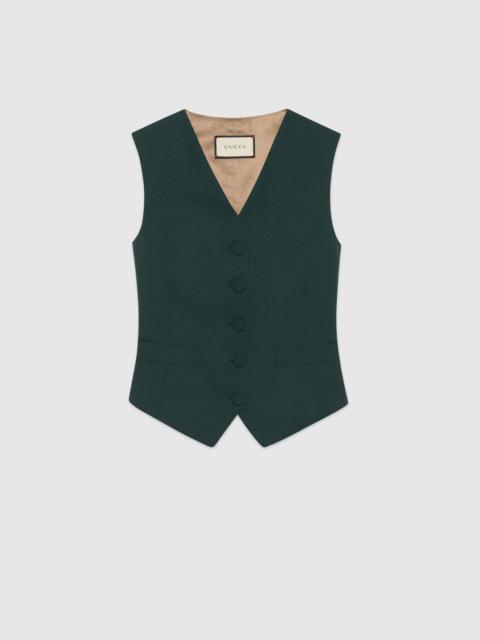 GUCCI Fluid drill formal vest