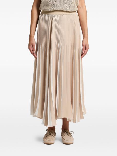 PESERICO pleated skirt