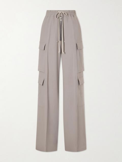 Rick Owens Cargobelas Cady Wide-leg Cargo Pants