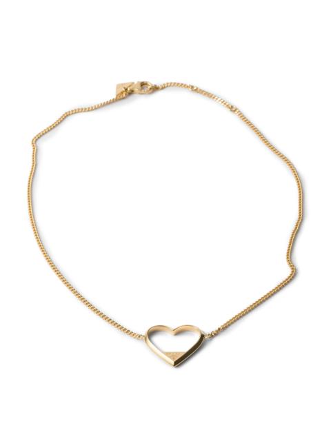 Prada Women's Metal Necklace - Gold