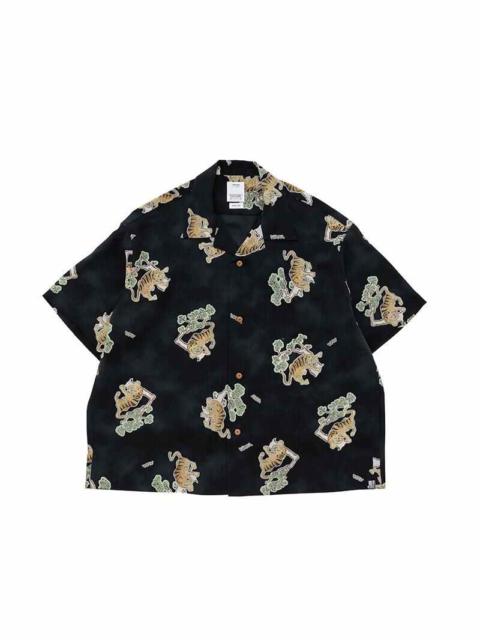 visvim COPA SHIRT S/S TORA (SILK) BLACK