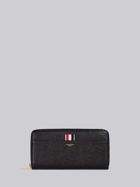 Thom Browne grosgrain-tab leather continental wallet
